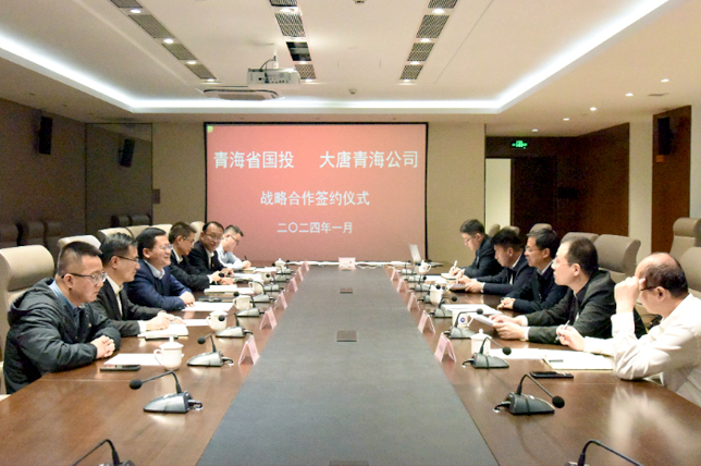 金沙电子(中国)集团有限公司与大唐青海公司达成战略合作 助力青海国家清洁能源产业基地建设